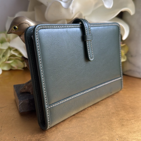 NWOT! Coach Photo Album in Forest Green Leather - Picture 3 of 11